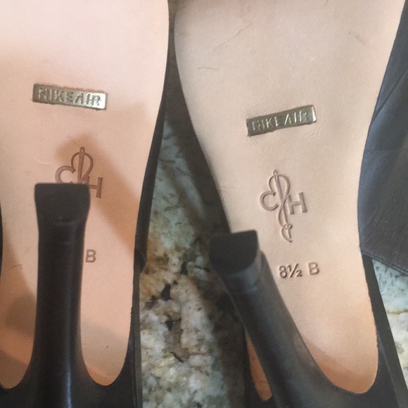 Cole Haan Black Leather Platforms 8 1/2 - Picture 6 of 8